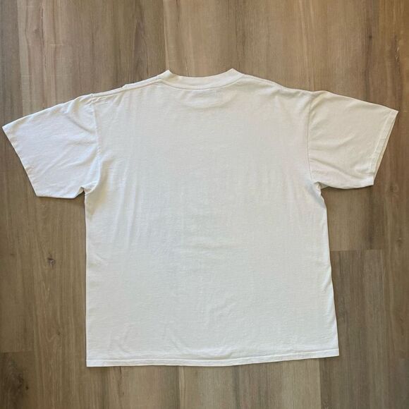 Vtg Chief Seattle Indian Wolf XL Motorcycle Trucker TShirt Life Quote Native USA - Picture 6 of 8